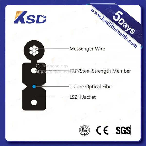 FTTH Bow Type Drop Cable photo-3