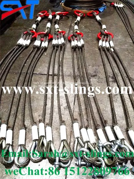 Ungalvanized Steel Wire Rope Slings Supplier 6*37+IWRC photo-3