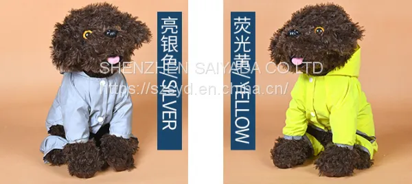 Pet Reflective Trench Coat (raincoat) photo-3