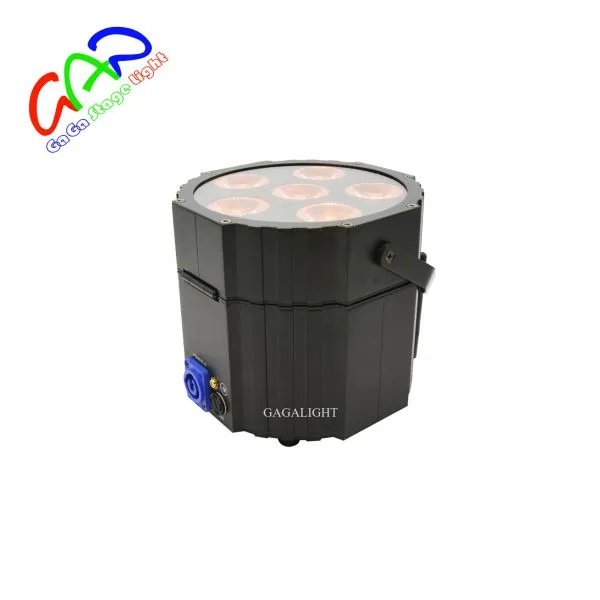 Hot Selling Ip65 Wireless Dmx Can With Low Price Brand New Battery Powered 6in1 Rgbwauv 6*18w Led Flat Par photo-5