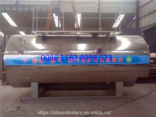 3t/H Industrial Horizontal Firetube LNG LPG Natural Gas Fired Steam Boiler for Brewery Plant photo-4