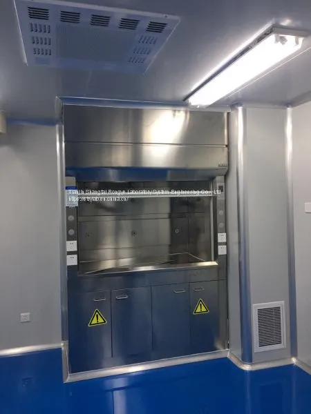 Return Air Type Fume Hood/Lab Planning Programming/Ventilation/Fume Hoods/Tianjin Shangtai Rongye Laboratory System Engineering/laboratory/Lab Furniture/ventilation