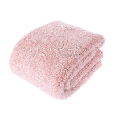 Melange Sherpa Fleece Throw