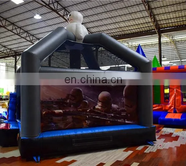 Wars Theme Kids Inflatable Dark Castle Fun Jumping City for Sale photo-4