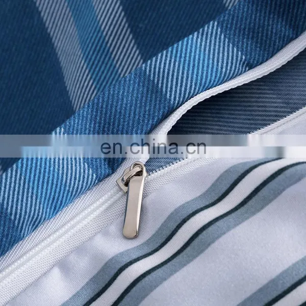 Lightweight Striped Pattern Comforter Set (Queen) With 2 Pillow Shams Spread Sheet Reversible Comforter photo-6