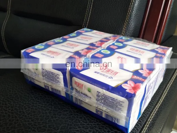 Manual Poly Bags Facial Tissue Paper Middle Packing Machine Price photo-3