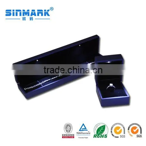 Customize Unique Engagement Ring Boxes ,leather Jewellery Boxes,necklace and Earring Gift Box photo-4