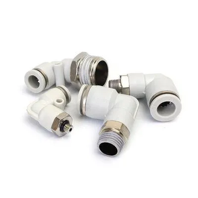 PL Series Plastic Male Pneumatic Push to Connect 90 Degree Elbow Quick Fittings photo-4