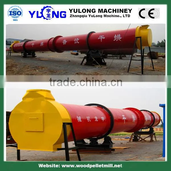 Professional Alloy Steel Sawdust Biomass Rotary Dryer Machine With Small Vibration photo-3