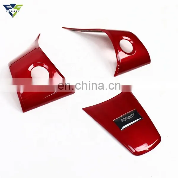 Steering Wheel Decorative Stickers Cover 3 Pieces/set For Tesla Model 3 Model Y Accessories Interior Decoration