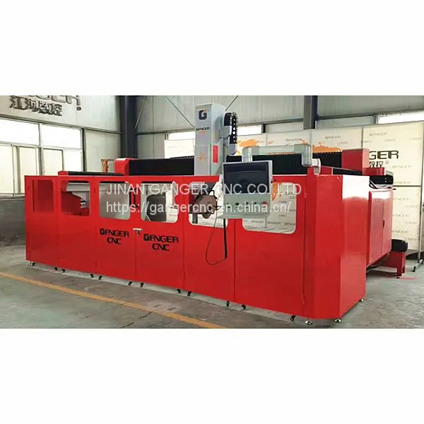 Stone Cutting Bridge Saw 5 Axis GQ-3220D for Marble Granite Sintered Stone Porcelain photo-2