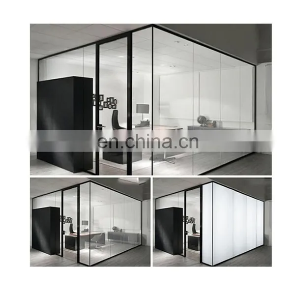 Pdlc Switchable Hotsale Stained Smart Transformer Dimmable Tempered Glass Film photo-2