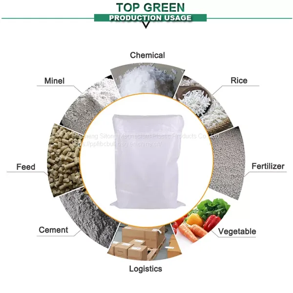 Custom Virgin PP FIBC Jumbo Bags Strong Enough 500KG - 3000KG Capacity photo-3