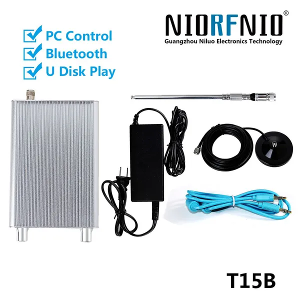 NIO-T15B Desktop FM Tuning Broadcast, High-Quality Audio, Bluetooth PC Control, USB photo-5