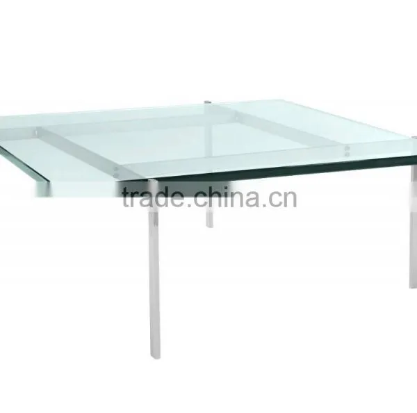 Replica PK61 Glass Table by Poul Kjaerholm for Living Room photo-2
