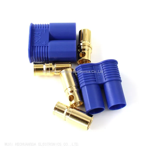 High Current Battery Connector EC8 Male Female 80A Connector Ec5 RC Connector photo-2