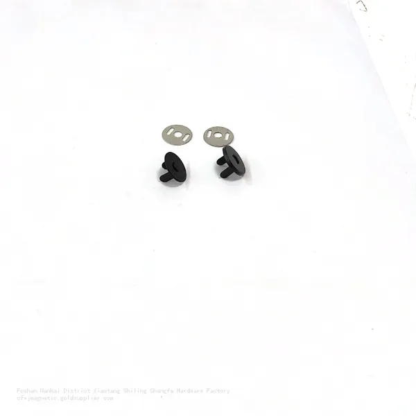 14MM Matte Black Ultra-thin Magnetic Button photo-4