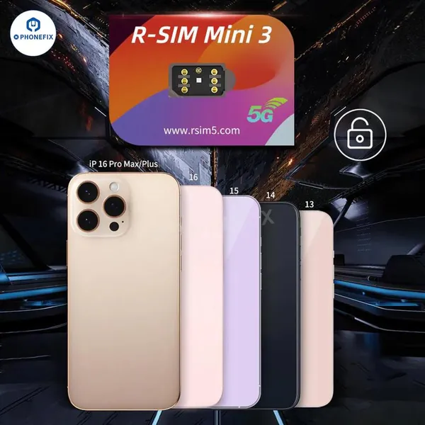 R-SIM Mini3 Pro Мульти-модельный разблокировщик - SIM-адаптер для iPhone 13-16