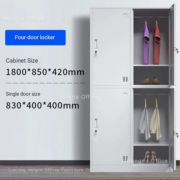 4-Door Steel Locker for Locker Rooms and Public Facilities – Space-Saving and Robust photo-4