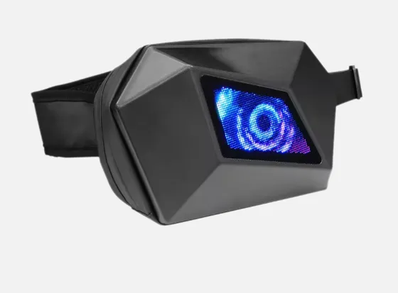 DIY Cool Black LED Knight Backpack（Wechat:13510231336）