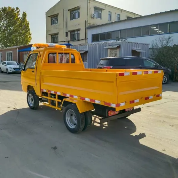 Electric Engineering Transport Vehicle in the Park, Agricultural Four - Wheel New Energy Dump Truck With Simple Operation photo-4
