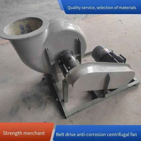 Industrial Environmental Protection Centrifugal Fan, Anti-corrosion Centrifugal Induced Draft Fan, for Outdoor Installation, Made of Fiberglass photo-3