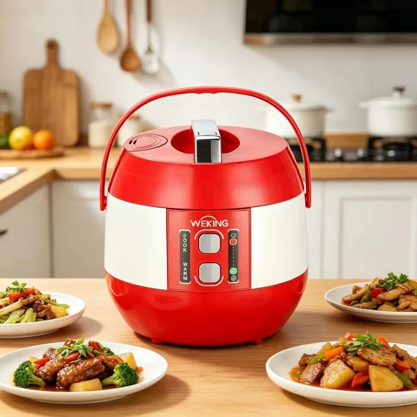 Exported English-panel Electric Rice Cooker With CECB Certification, 6L Non-stick Inner Pot Rice Cooker