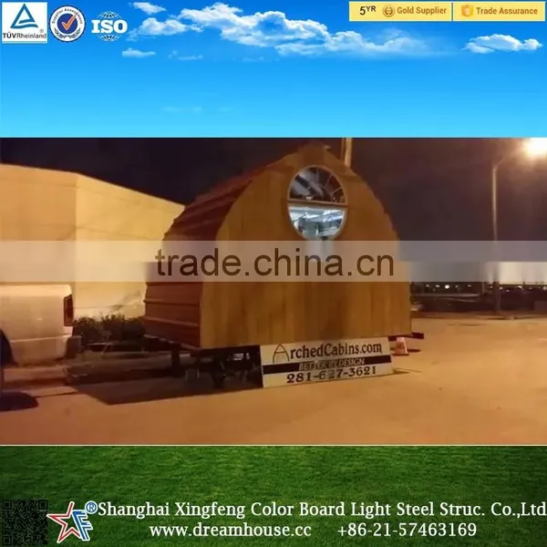 Prefab Tiny House/cheap Dome House/export Modular Arched Cabin for Sale photo-3