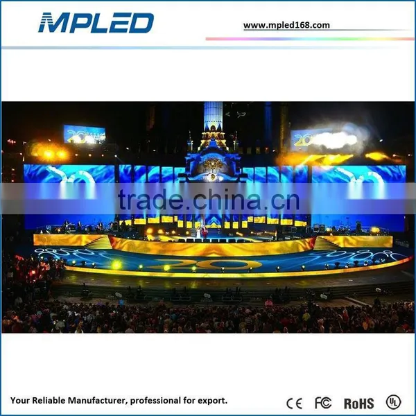 Hotel stage background factory outdoor mobile led affiche support for wifi control