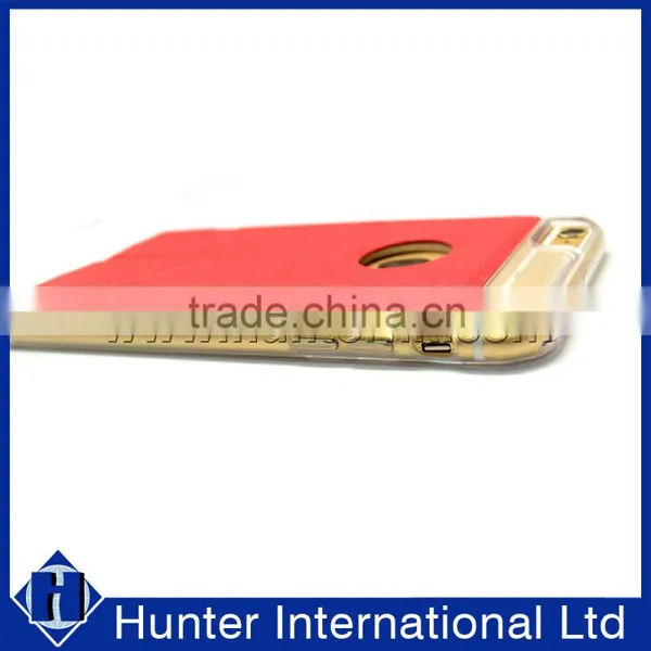 Soft Three Folds Leather Stand For IPhone Case photo-3