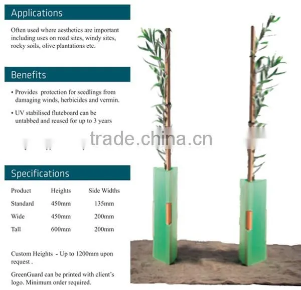 4*8 Coroplast Sheet Custom Cutting Size UV Stabilised Plastic Hollow Tree Guard photo-3