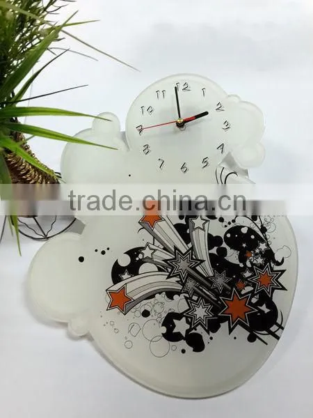 UV Oil 4C Printing Bubble Decorative Acrylic Wall Clock