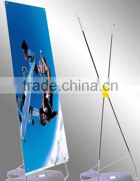 Outdoor X Banner Stand With Water Base