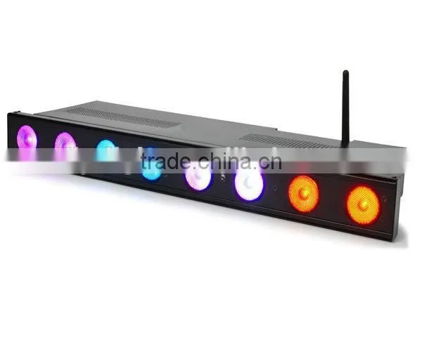 Wi-Bar 8x 3W Tri-color LED Par 64 Stage Lighting Projector for Bar Wedding Disco Effect Light Led photo-2