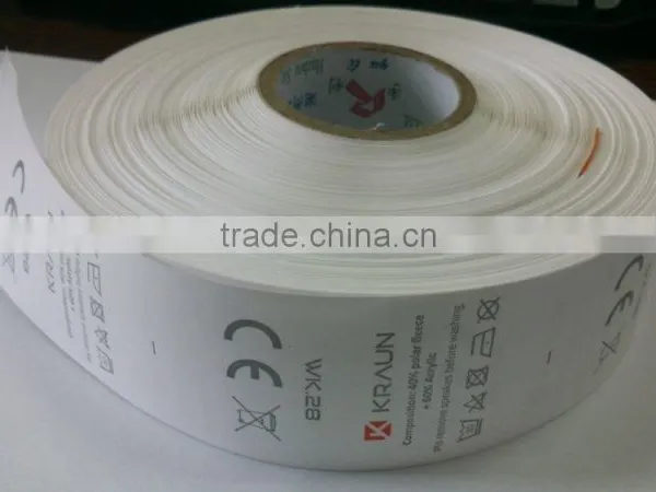 Gold Supplier, China Printed Clothing Care Label For Garment Maker photo-6