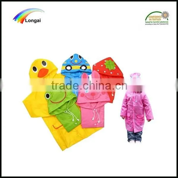 2016 Factory Wholesale Cute Fashionable Kids Raincoat photo-4