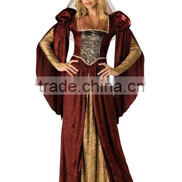New Arrival Medieval Dress Costumes Adults Fancy Dress Costumes BWG-2314