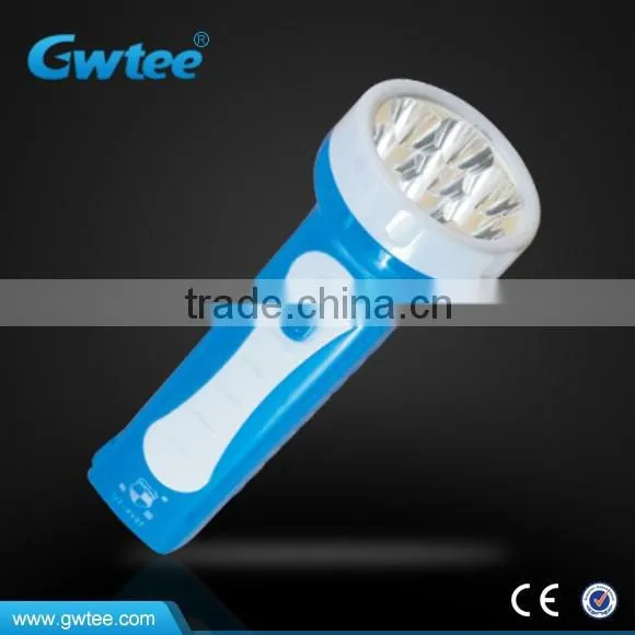 High Quality Plastic Rechargeable Led Glare Flashlight, Led Torch photo-2
