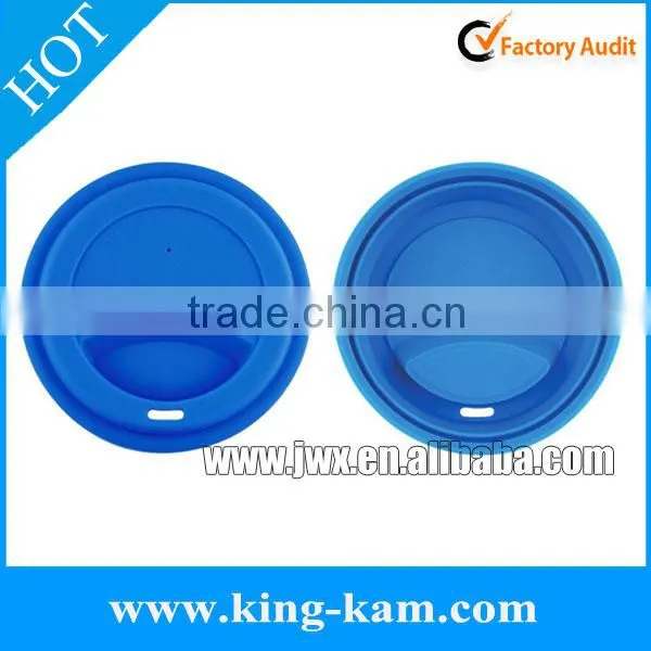 Silicone Coffee Cup Lid , Eco-friendly Reusable Silicone Cup Lid Manufactory Quality Choice photo-3