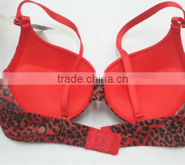 Leopard Print Contrast Color Mature Women Sexy Underwear photo-2