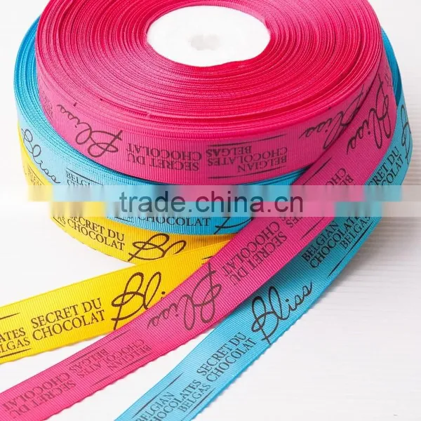 Decorate High Qulity Cheap Custom Printed Logo Personalized Ribbon 3.8cm Quality Choice photo-3