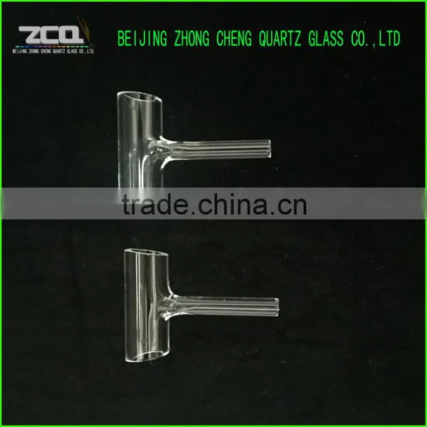 Pyrex Polishing T Shape Quartz Glass Tube photo-2