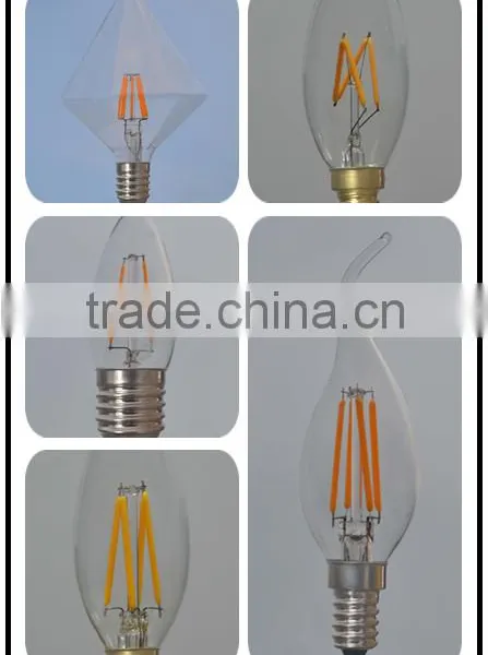 Dimmable 2W E14 E27 B22 Filament LED Bulb photo-3