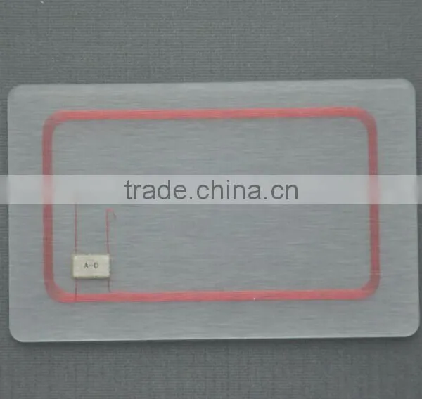 30Mil Frosted Transparent Clear Plastic Card photo-5