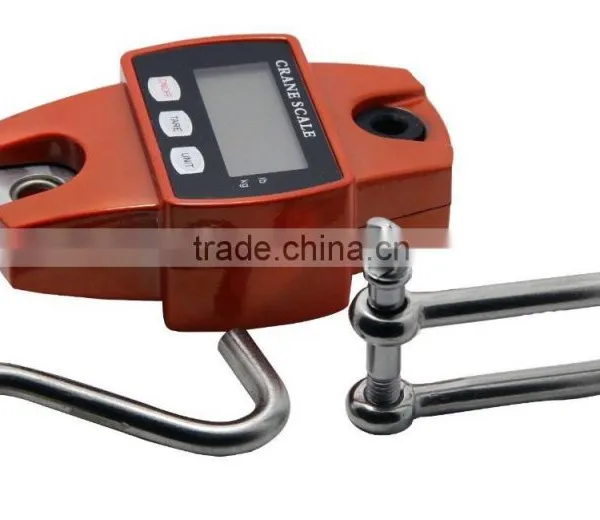 Chinese Manufacturer High Quality Mini Portable Crane Scale 300kg 0.1kg LCD Digital Electronic Hook Hanging Scale photo-4