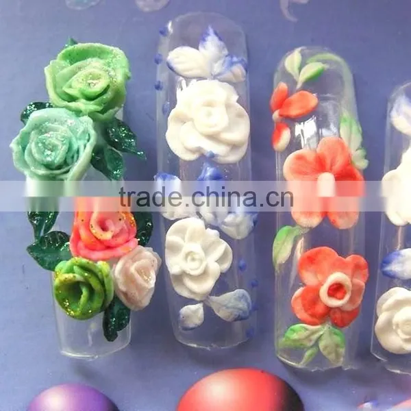3D 4D Miniature Carving Gel For UV/LED Use 12 Color Emboss Soak off Gel Lace Sculpture Nail Art Tips New Functional High Quality photo-3