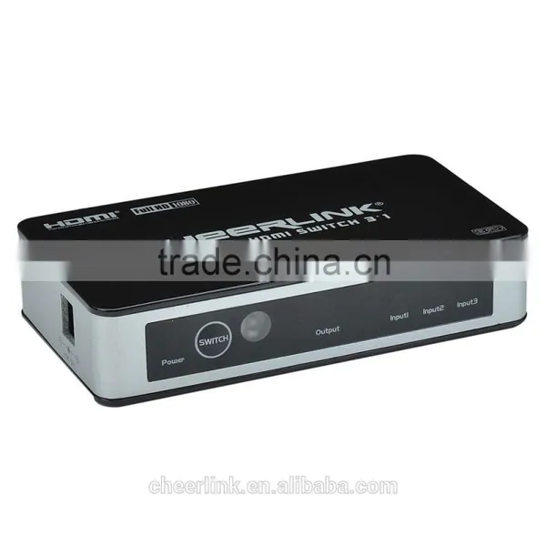 5x1 Hdmi Switch 501 Hdmi V1.3a With Full hd 1080p and 3d / Remote Control -black photo-2