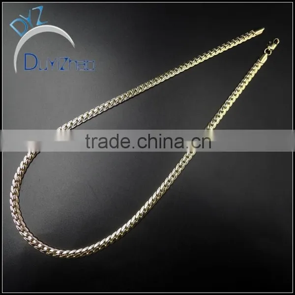 Hip Hop 18k Gold Cuban Link Chains Necklace photo-4