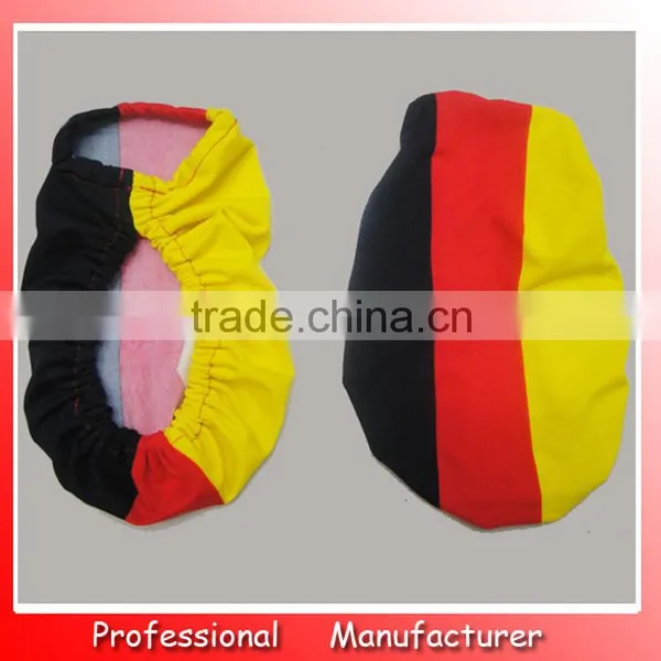 26*28cm Spandex Frabic Lion Printing Car Wind Flag Cover photo-5
