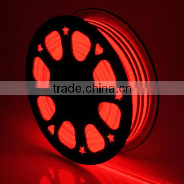 DC24V AC110V AC220V 8*17mm Flexible Double-sided Red LED Rope Light for LED Neon Sign photo-2